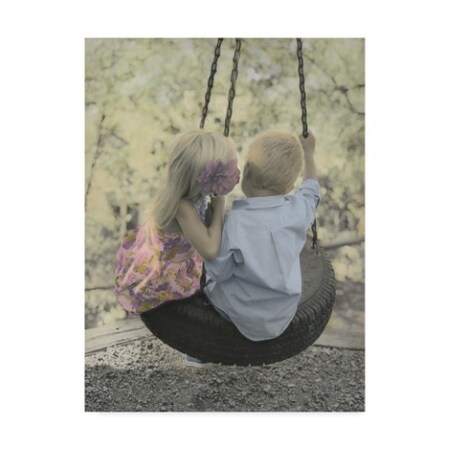 Trademark Fine Art Gail Goodwin 'Budding Romance' Canvas Art, 35x47 ALI34863-C3547GG